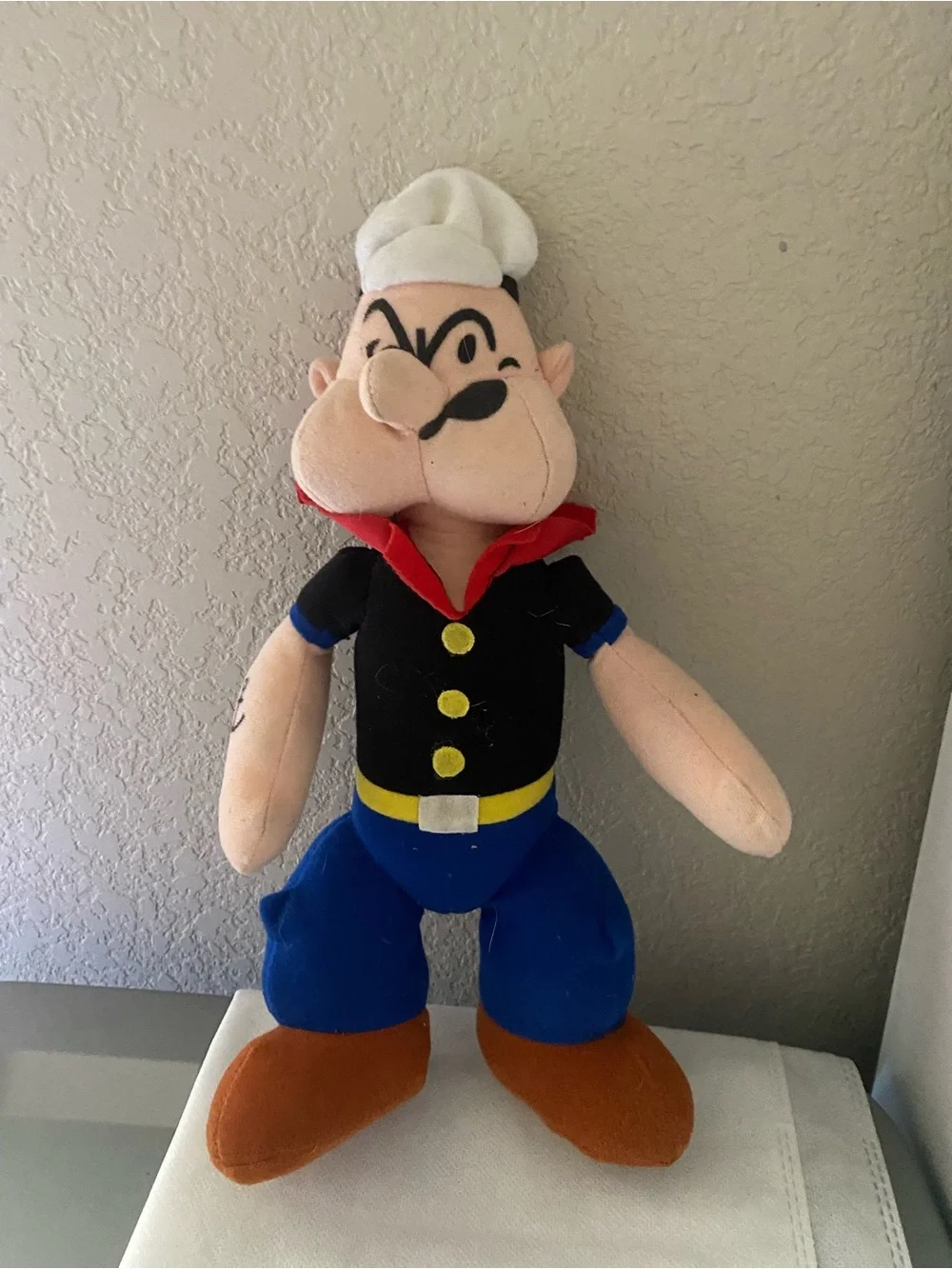 Popeye plush vintage Play by Play Sailor Cartoon plush stuffed toy 1992